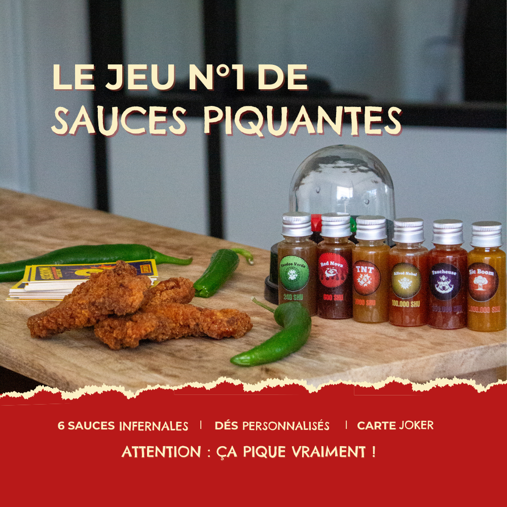 Sic Boom - Le jeu explosif aux 6 sauces (jusqu’à 1 000 000 SHU)