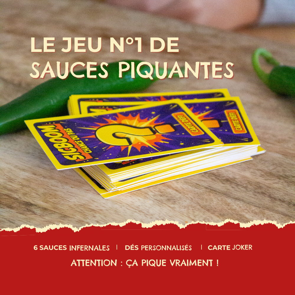 Sic Boom - Le jeu explosif aux 6 sauces (jusqu’à 1 000 000 SHU)